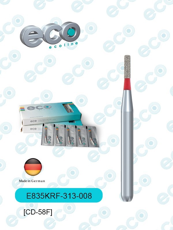 Eco金刚砂车针短圆柱形E835系列