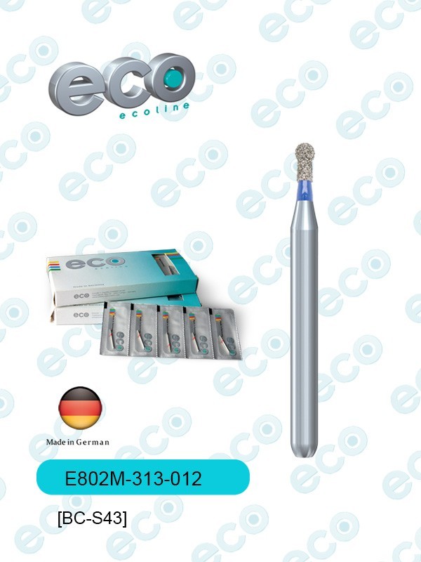 Eco金刚砂车针球形E802系列