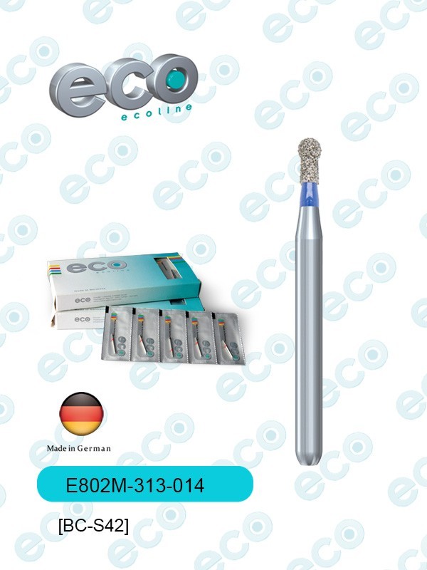 Eco金刚砂车针球形E802系列